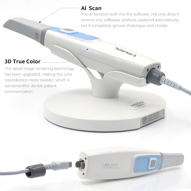 Dental 3D Intraoral Scanner AI Scan Free Software with Multi Language System Intraoral Camera  Oral Scanner Dental Equipment