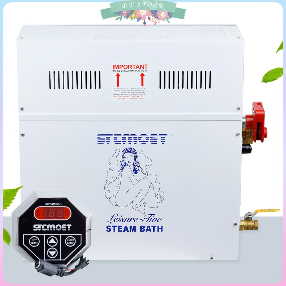 เครื่องทำไอน้ำในบ้าน220V/380V สำหรับห้องซาวน่าเครื่องอบไอน้ำ12-18KW ไฟฟ้าเครื่องทำสปาที่ควบคุมแบบดิจิตอล