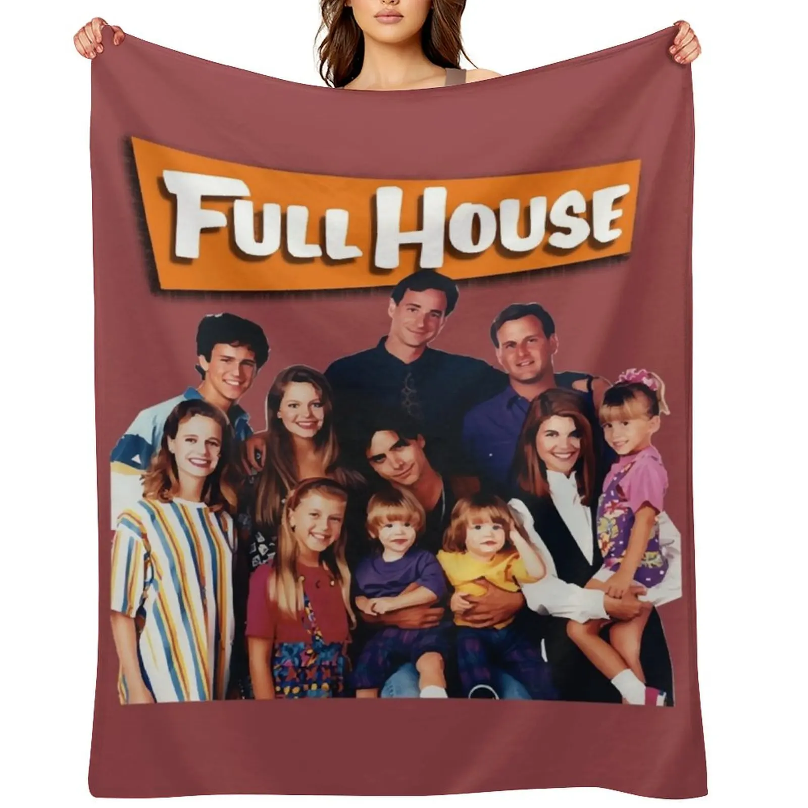 

full house cast Throw Blanket Sofas Bed linens Luxury Blankets