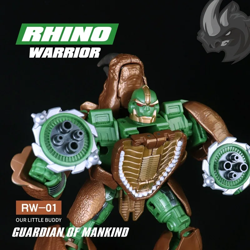 [IN STOCK] NEW Transformation BW Beast Wars RW-01 RW01 Rhinox Rhino KO Kingdom Rhinox Action Figure With Box