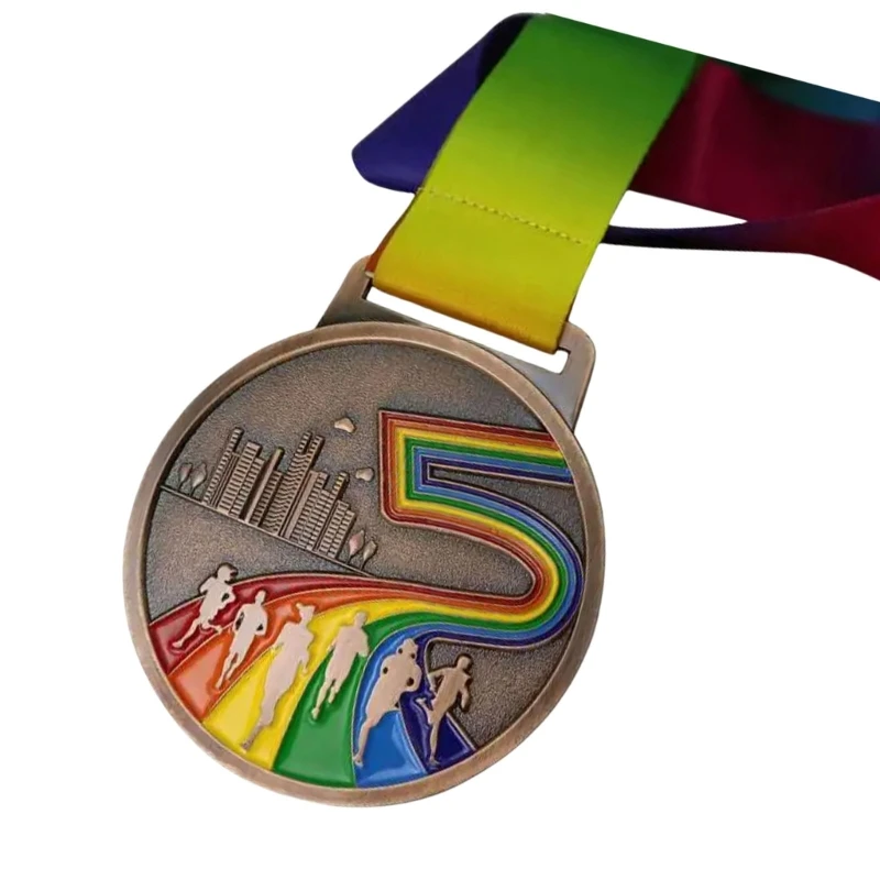 Metal Gold Silver Bronze Award Medals with Ribbon, Medals for Children Teens Event, Classrooms, Office and Sports