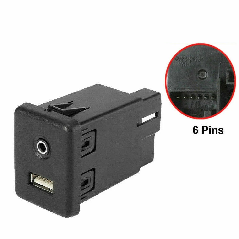 1Pc Car Usb Aux Por…