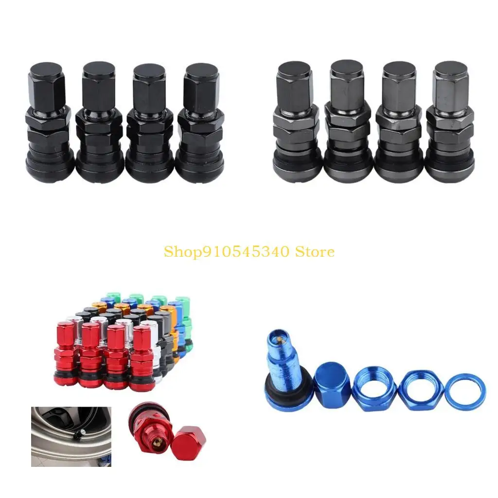 

U2JA Car Wheel Valves Stem Cores with Enhances Durability For Everyday Commuting 4pcs