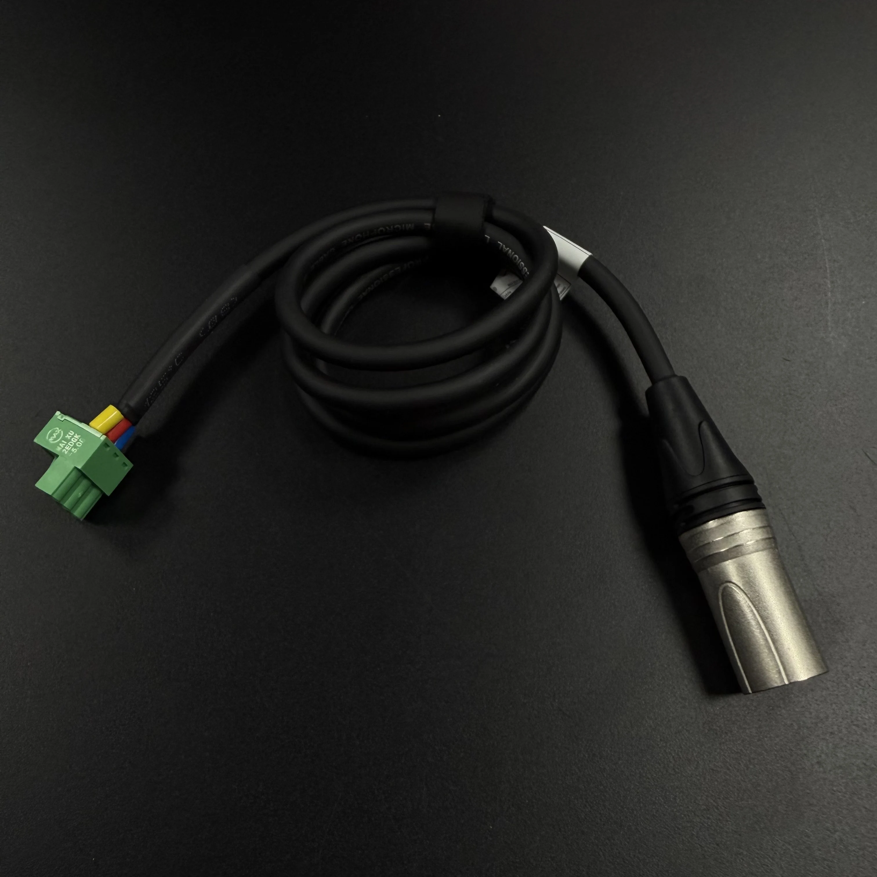 XLR zu Phoenix 3-Pin Pro, Kabel XLR 3P M/F zu PHX3M NBKF/2EDG-5.08mm PCB Schraubklemmenadapter Anschlusskabel für Lautsprecher – Detail 5