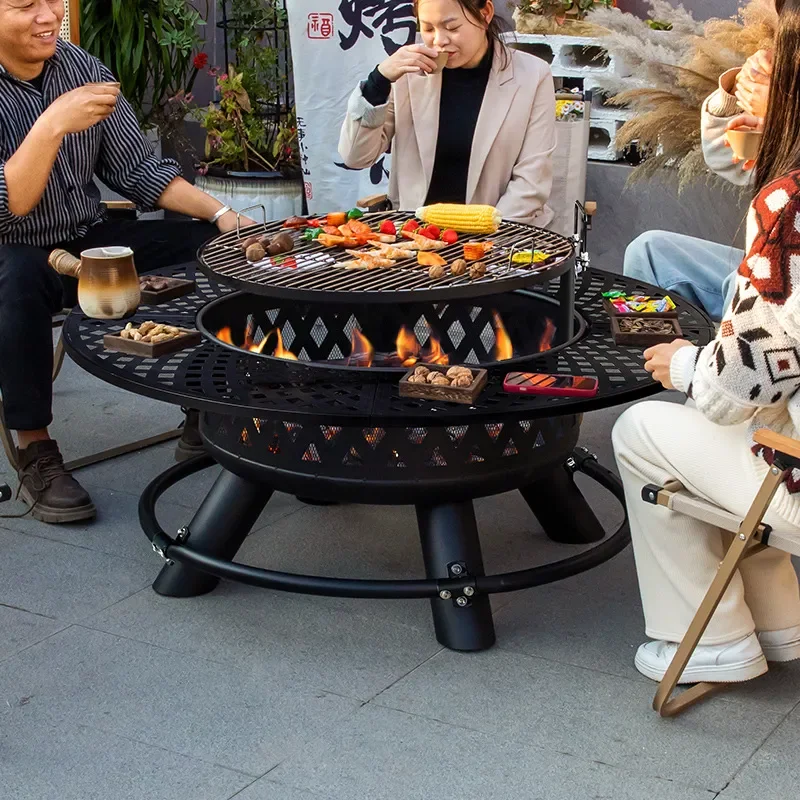for Furnace Tea Roasting Stove Set Courtyard Household Indoor Outdoor Charcoal Fire Barbecue Stove Multi-functional Heating