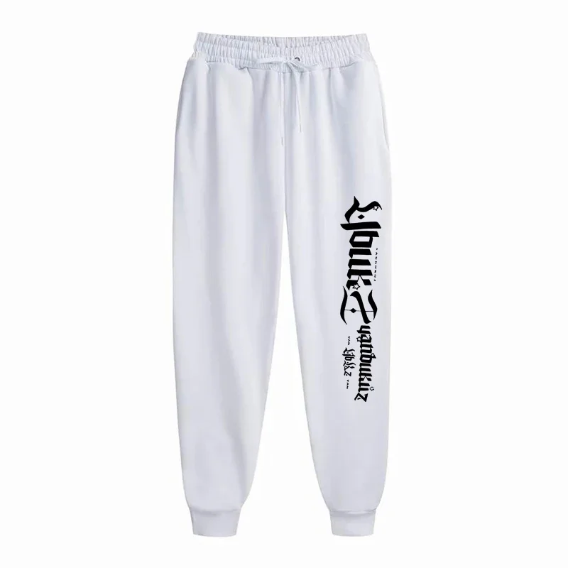 Brief Gedruckt Kordelzug Elastische Taille Lange Hosen Frauen Casual Fitness Jogger Fleece Mode Straße Weibliche Sport Jogginghose