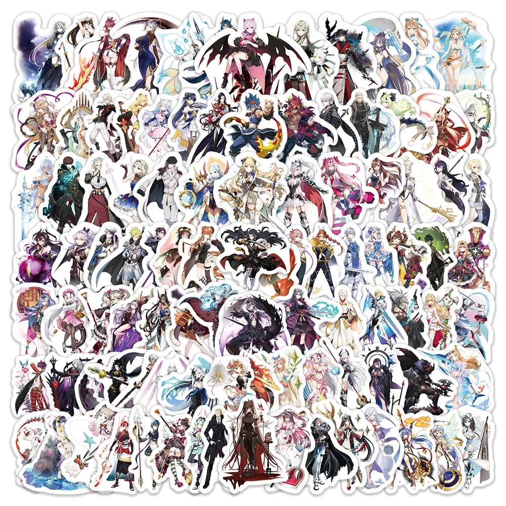 

10/50/100PCS Epic Seven Cartoon Stickers Role Playing Games Decals Kids Toys ACGN DIY Fridge Laptop Guitar Bike Graffiti Sticker