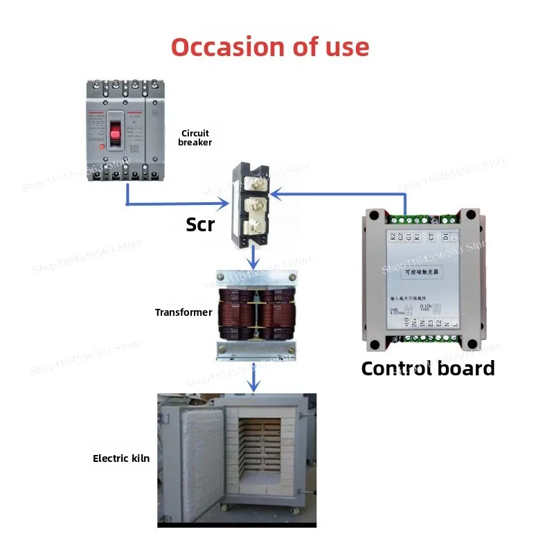 SCR Trigger Control Board Constant Voltage Constant Current Thyristor Electric Furnace Transformer Inductive Silicon Carbon