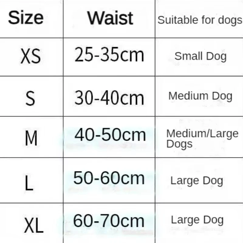Couches lavables pour chiennes (lot de 3), taille ajustable, culottes physiologiques pour chiennes pendant leurs règles, réutilisables, couleur aléatoire_voghion.com
