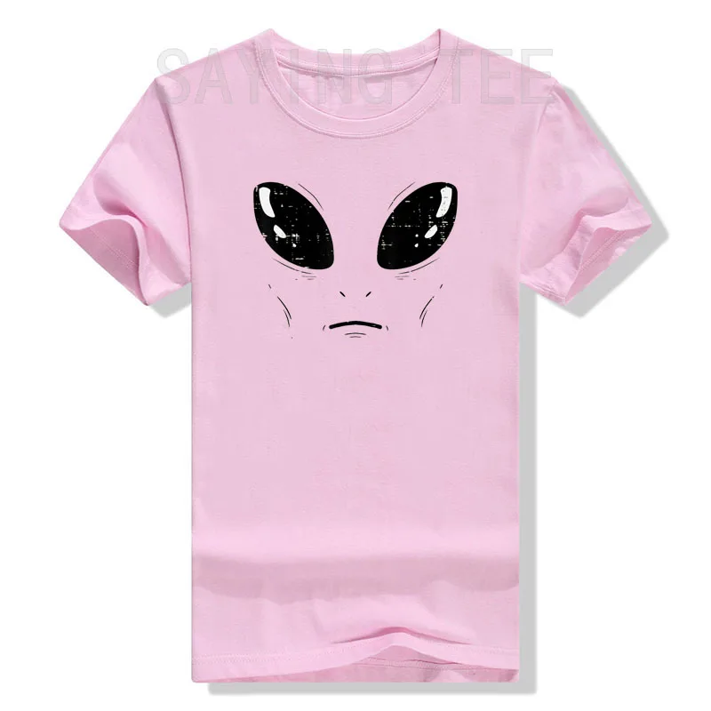 Alien-Gesicht Weltraum Lustiges Halloween-Kostüm Herren Damen Jungen T-Shirt Y2k UFO Alien Cosplay Halloween-Party-Kleidung Persönlichkeits-Outfit – Detail 6