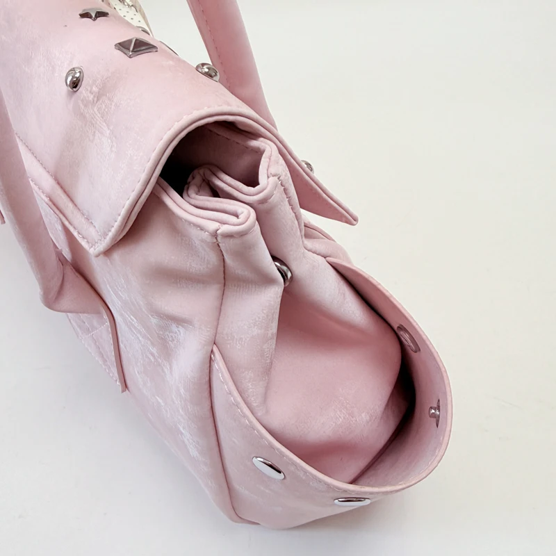 Damen PU-Leder Nieten-Stern-Handtasche: Süße, coole Nischen-Ästhetik für den Alltag – Umhängetasche und Shopper 2026 – Neue Handtaschen und Geldbörsen – Detail 16