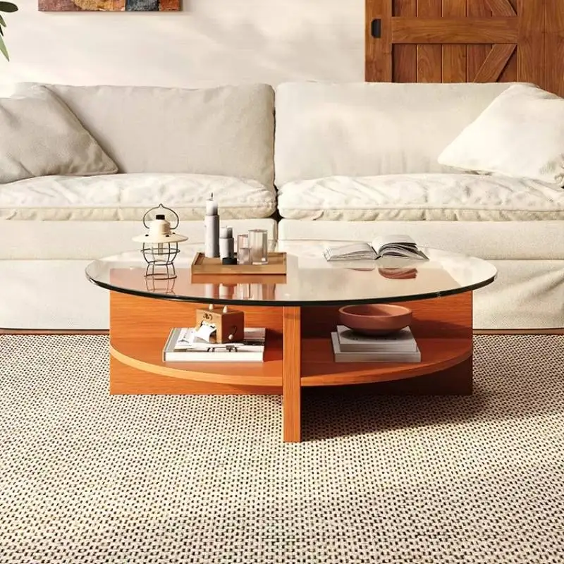 ！@Wood Luxury Coffee Tables Modern Luxury Nordic Designer Apartments Coffee Tables Living Room Tisch Wohnzimmer Furniture For Ho