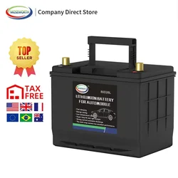 Auto Battery LiFePO4 Lithium Phosphate Ion Battery 12V 680~1900CCA LiFePo4 Automotive Car Battery Starting Rechargeable