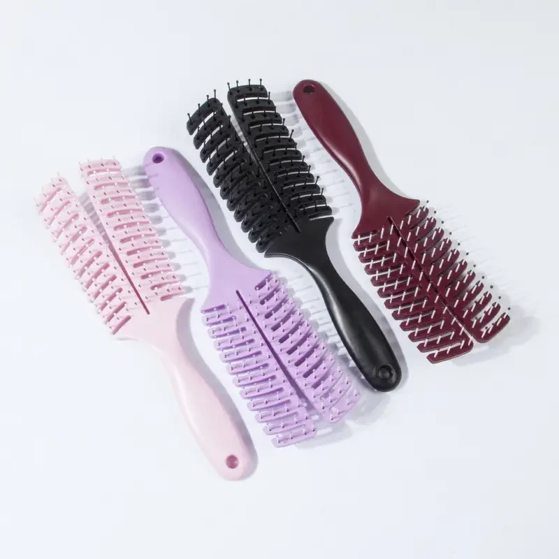 Hair Brush Six-Claw Comb for Long Thick Curly Hair - Reduce Breakage & Frizz