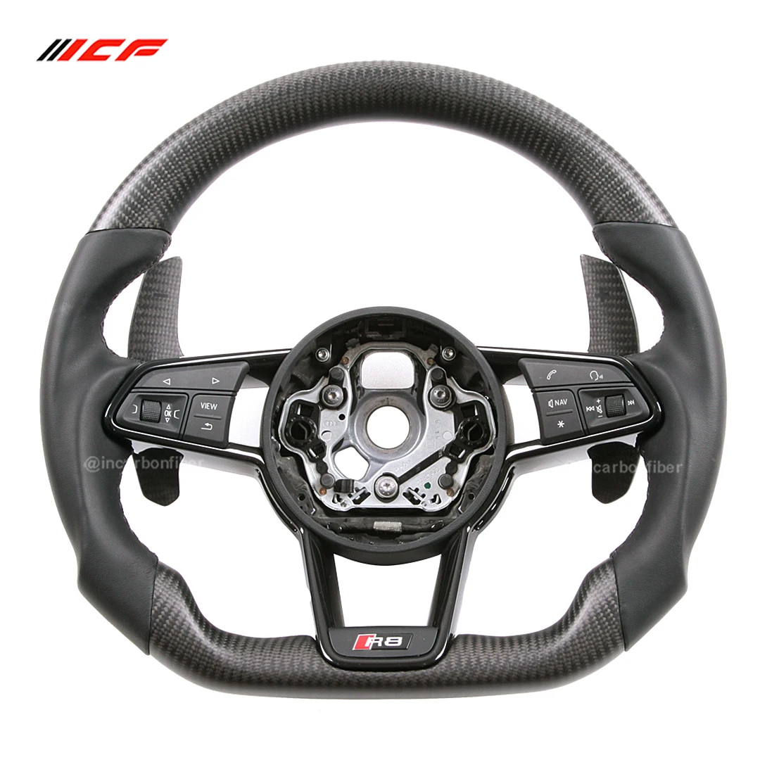 Carbon Fiber  Steering Wheel for  Audi R8 TT  TTS