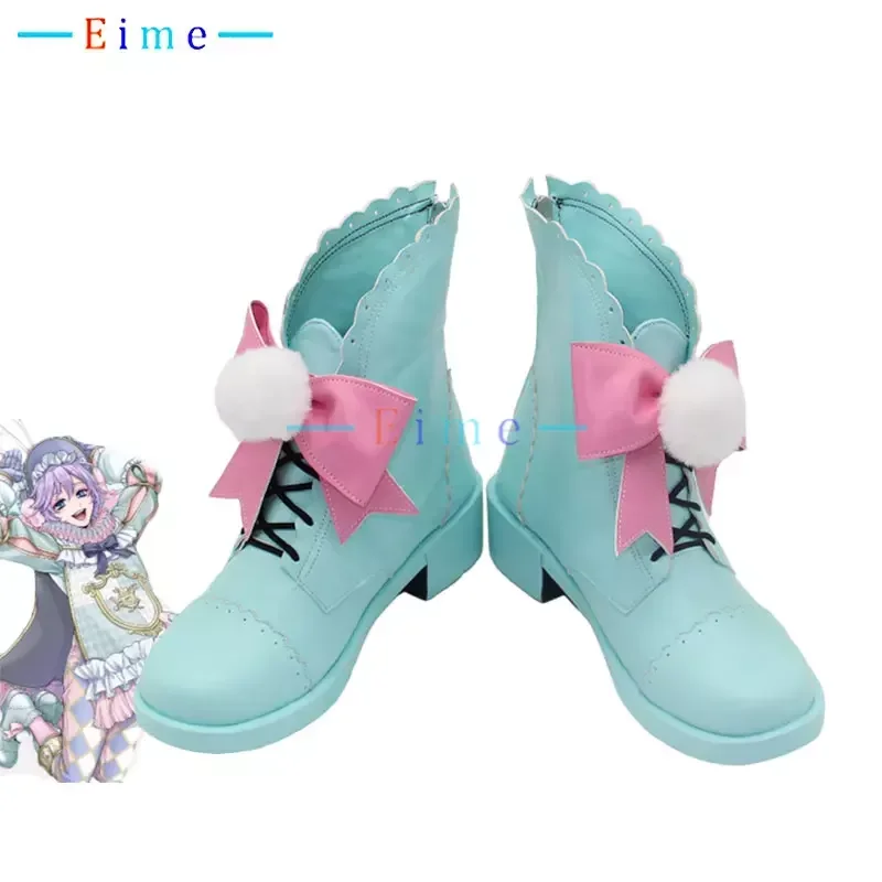 

Epel Cosplay Shoes Twisted Wonderland White Rabbit Celebration in the Rose Kingdom PU Shoes Party Boot Cosplay Prop Custom Made