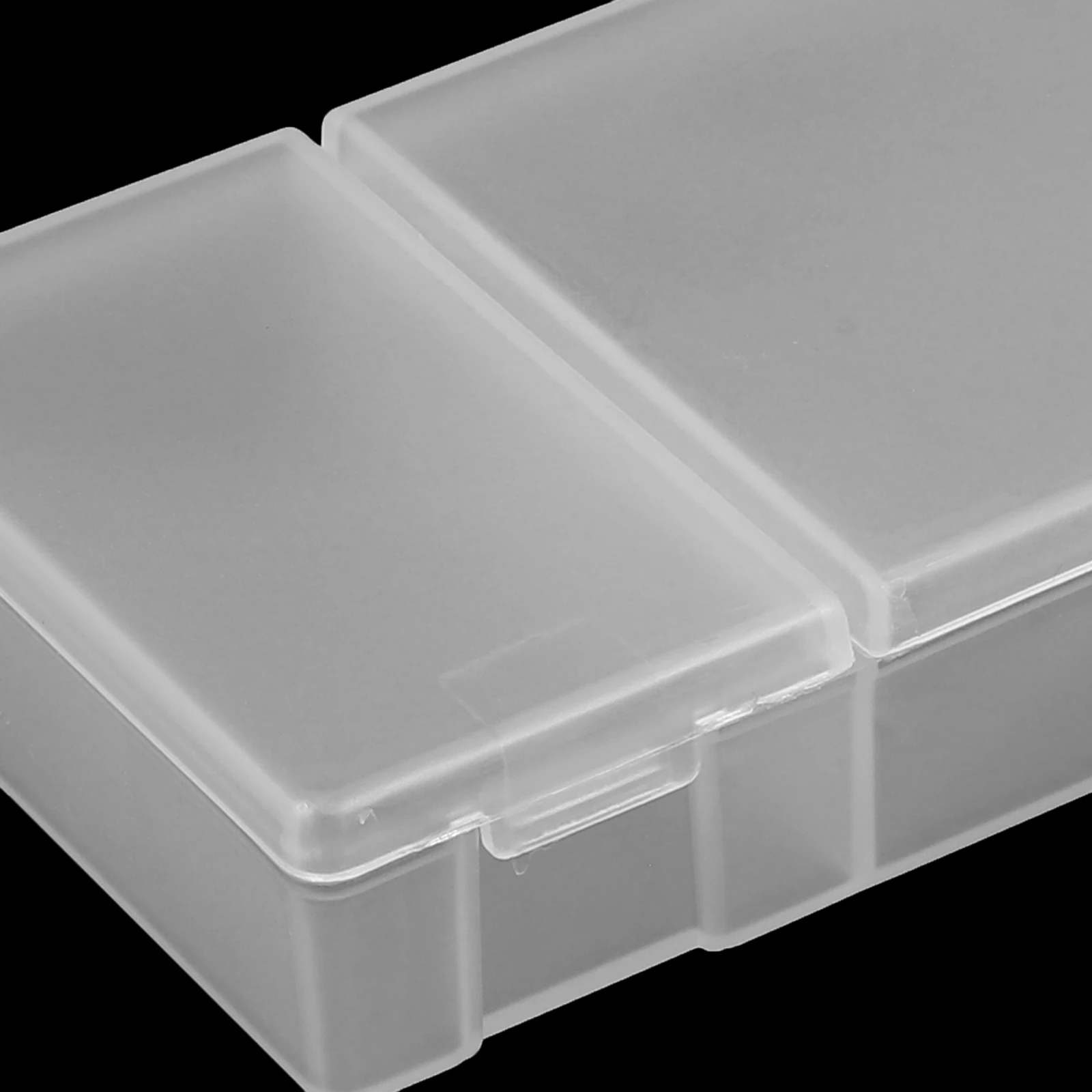 

4pcs Plastic Boxes Semi Transparent Durable School Supply For Kids Large Capacity Pen Holder Organizer Case Stationery Box