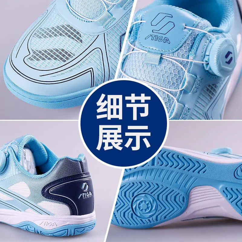 أحذية تنس الطاولة للتدريب على جودة احترافية قابلة للتنفس لعام 2025 للجنسين مناسبة لأحذية كرة الريشة جيدة جدًا