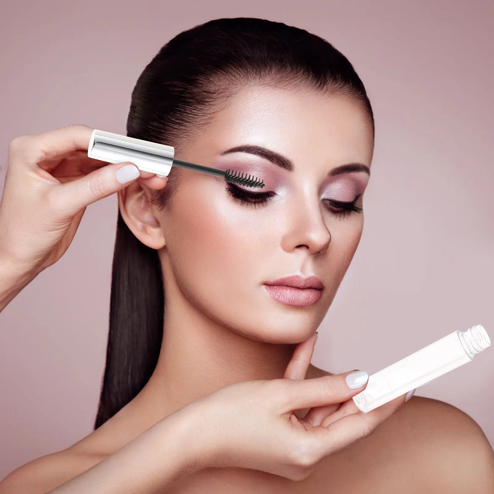 

Набор портативных пустых тюбиков для туши, многоразовые мини-флаконы для туши с воронками, прозрачные маленькие контейнеры для путешествий