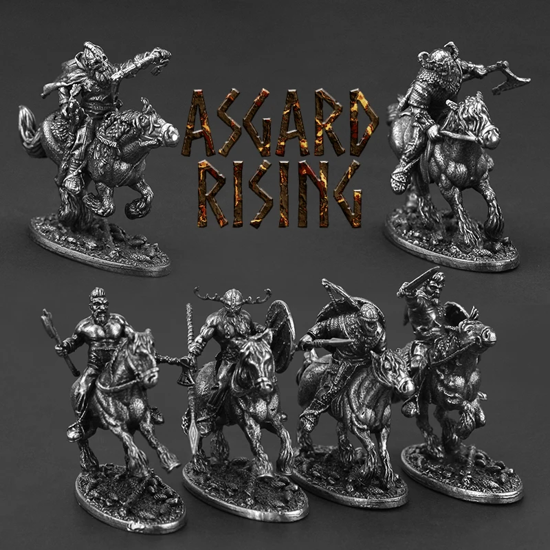 Kavallerie Corps Soldat Modell Action Figuren Brettspiel Stück Metall Militär Desktop Auto Innen Miniatur Ornament Zubehör