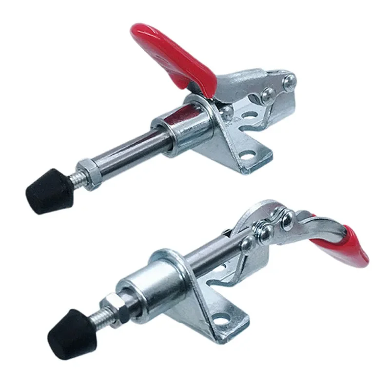 1Pc GH-301-AM Quick Release Toggle Clamp Push-pull Type Clamp Fixing Holder Workbench Positioning Fixture Woodworking Tools