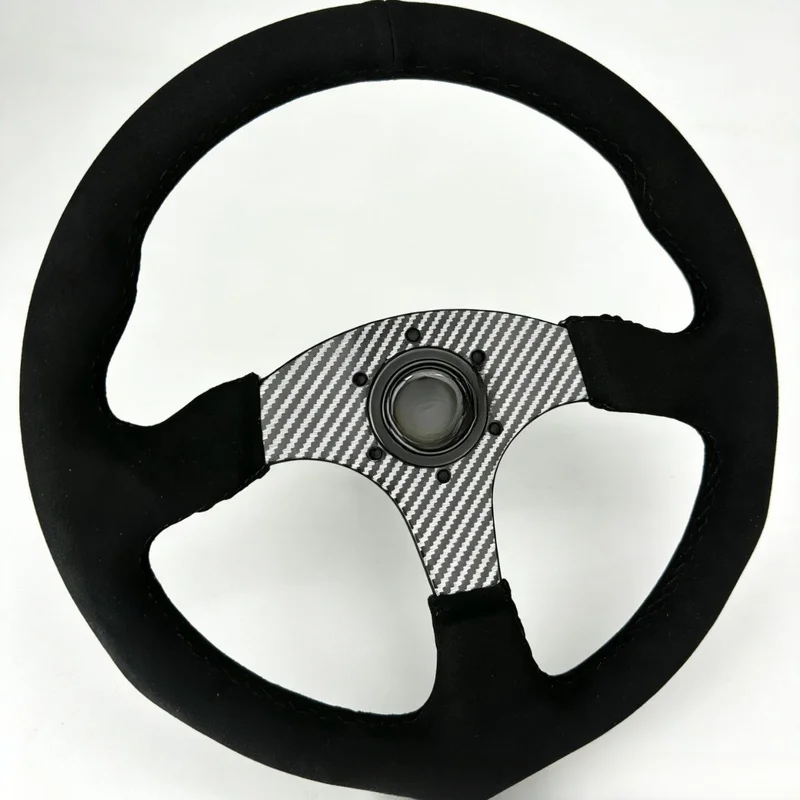 For Universal 14 Inch Quick‑Release Racing Steering Wheel Water Transfer Frame Modified Steering Wheel With Steering Wheel Horn