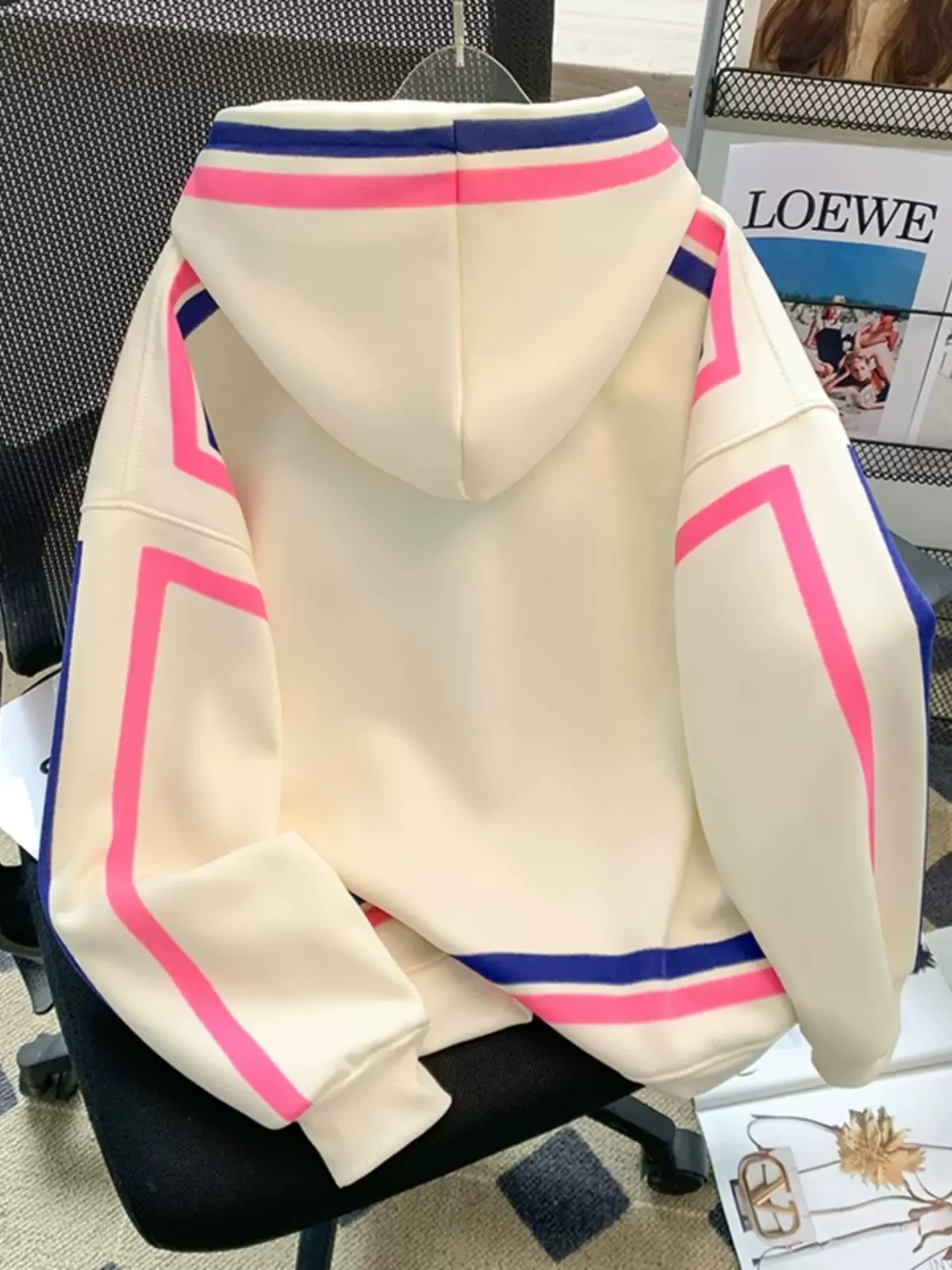 여성용 후드 스웻셔츠, 사랑스러운 프린트, 올 매치 루즈 캐주얼 코트, 벨벳 따뜻한 겨울, 헐렁한 디자인, 한국 스타일 시크