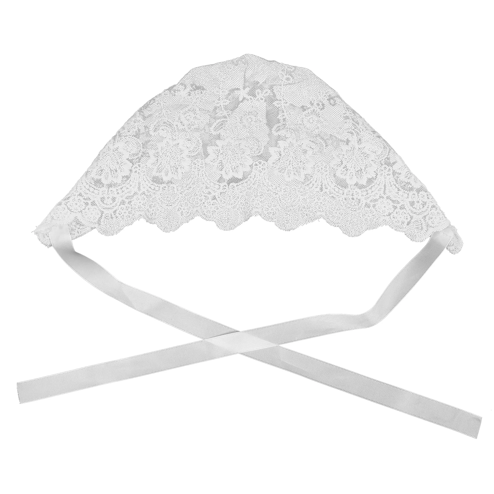 Satin Girl Child Women's Hats Baby Silk Bonnet Christening Kids Newborn Flower Lace Girls