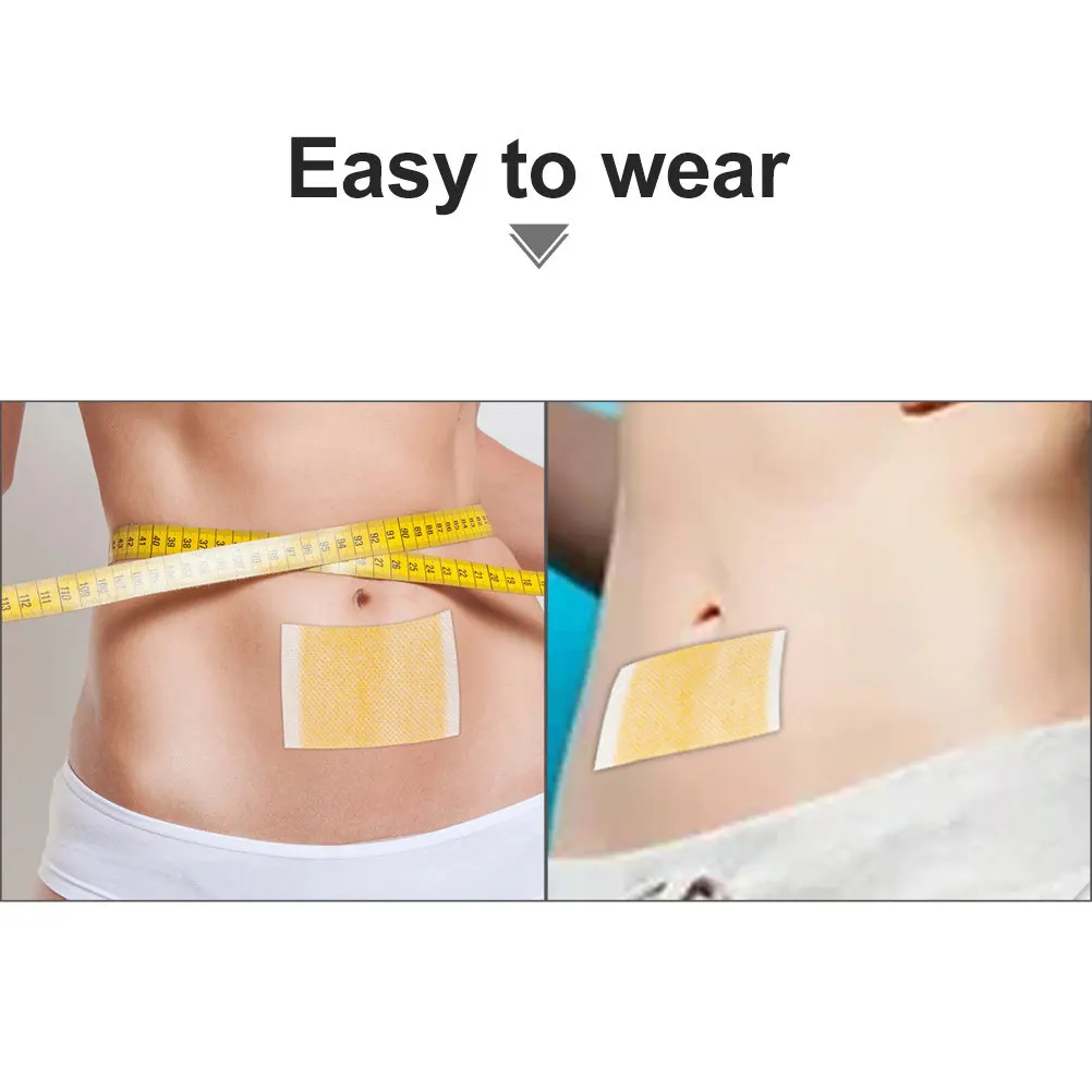 50Pcs Navel Tightening Patch Slimming Abdomen Sticker Quick Fat Burning Patch