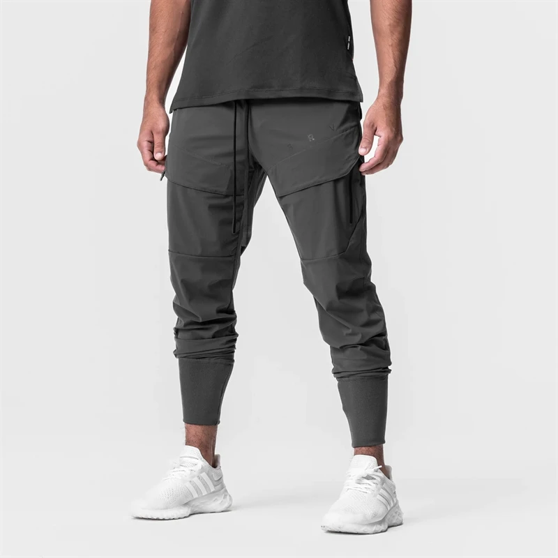 Calça Casual Respirável de Secagem Rápida, Calça Esportiva Fitness Alta Rib Jogger Tech, Calça Esportiva de Montanhismo, Nova, Verão