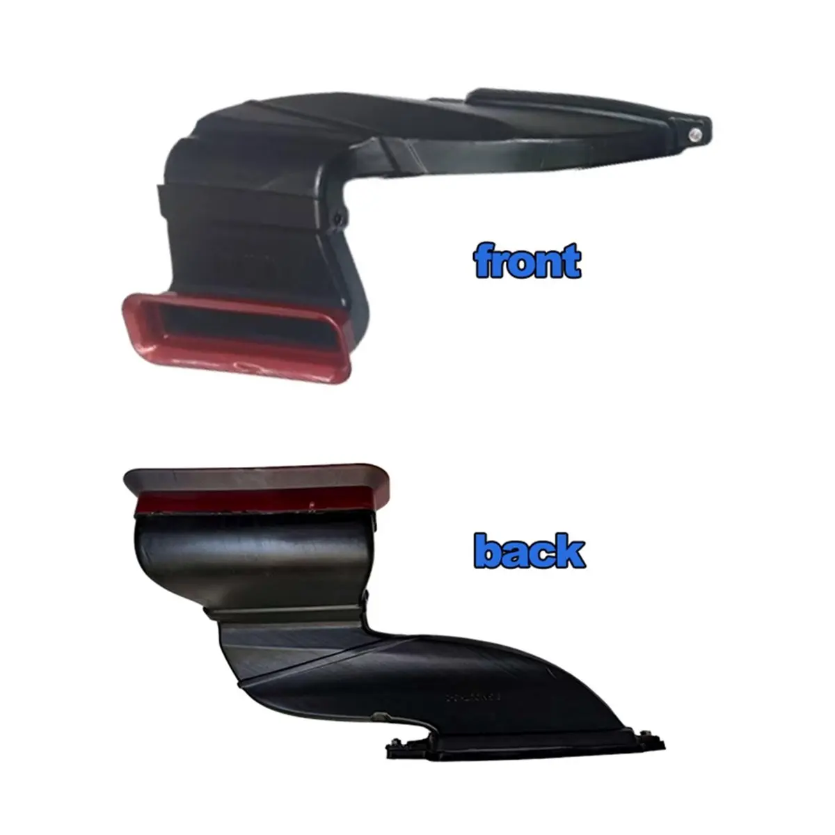 #85O Air Intake,Car Air Intake Grille for Ford Mondeo Fusion MK5 Sedan 2013-2019 (Black & Red)