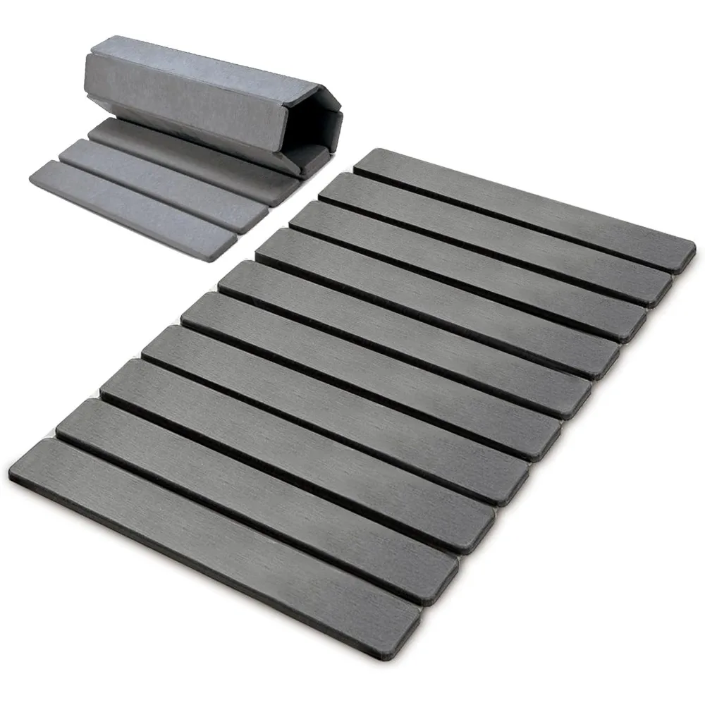 Foldable Drying Dish Mats Non Slip Quick Water Absorption Kitchen Countertops Mats Fast Dry Bath Mat for Dishes Dishes Cups