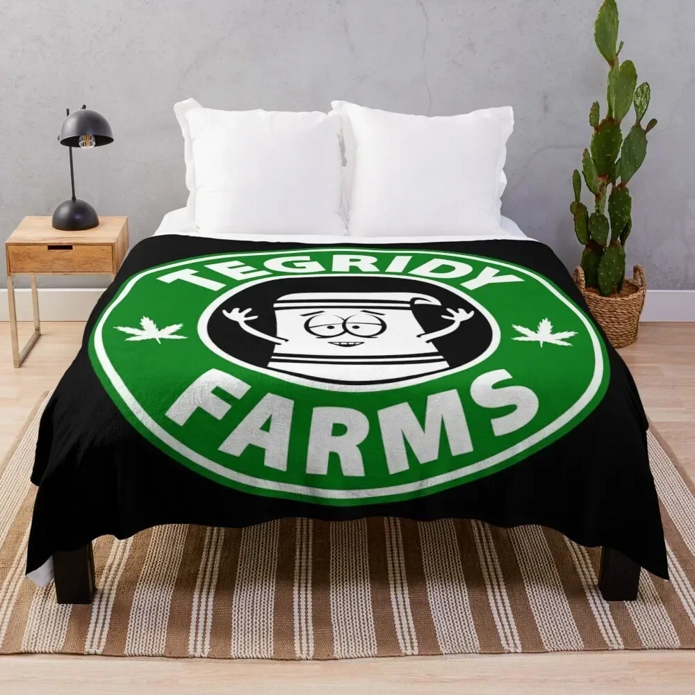 

Tegridy Farms Throw Blanket Multi Use Warm Blanket for Living Room Bedroom