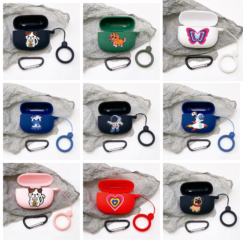 Для JBL Wave 100 TWS чехол мультяшный астронавт/собака/Кот животные силиконовый защитный чехол для JBL W100 Для JBL Wave 100 TWS чехол мультяшный астронавт/собака/Кот животные силиконовый защитный чехол для JBL W100