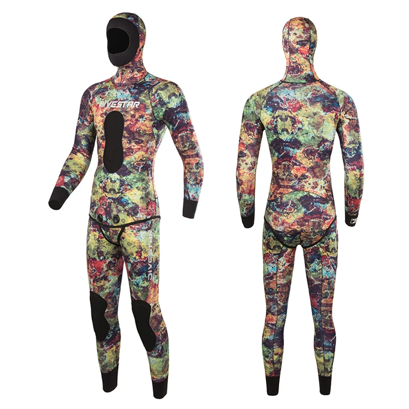DIVESTAR Groothandel Camouflage 3MM neopreen open cel man onderwatervissers wetsuit