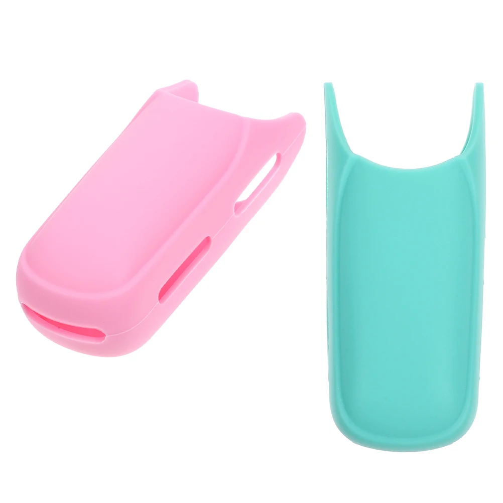 

2pcs Silicone for Protections Heat Resistant Travel Mat Non Slip Tool Hot Tools Case Flats Iron Holder Straightener Cover Heat