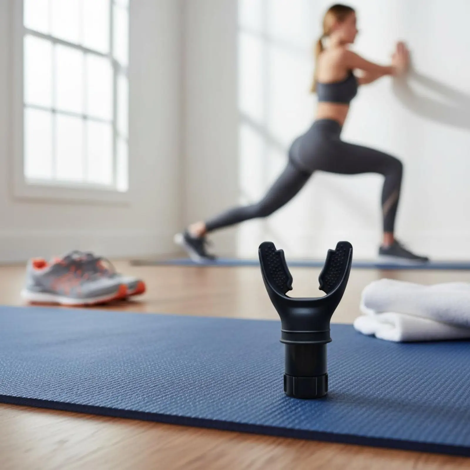 

Breathing Training Device Portable Mouthpiece Breathing Exerciser Lung Capacity Exerciser Detachable Mouthpieces for Athletes