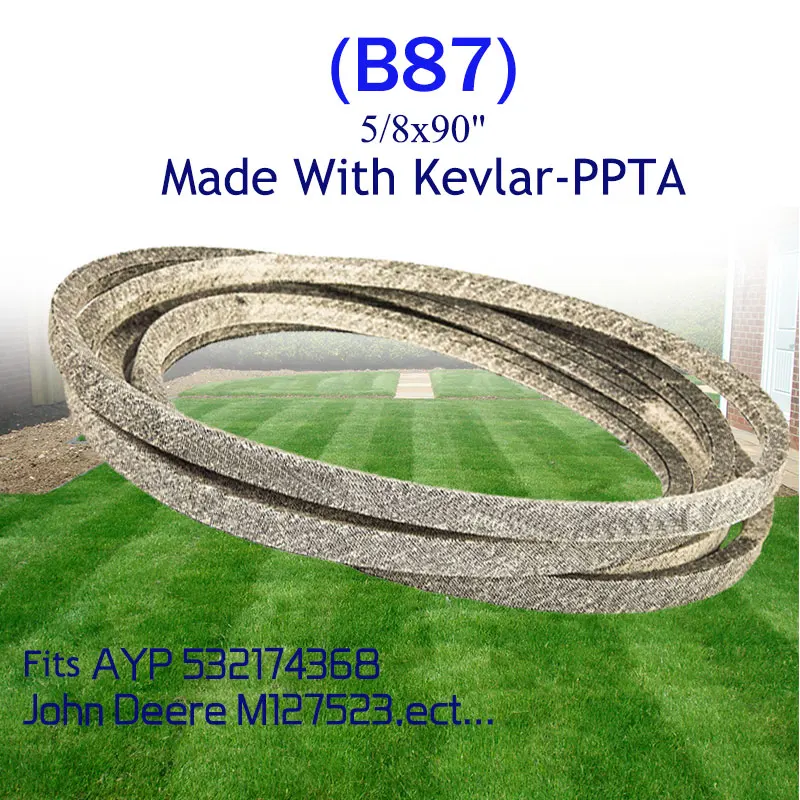 Dry Cloth ​Kevlar Lawn Mower Belt For John Deere M127523 (5/8x90) 