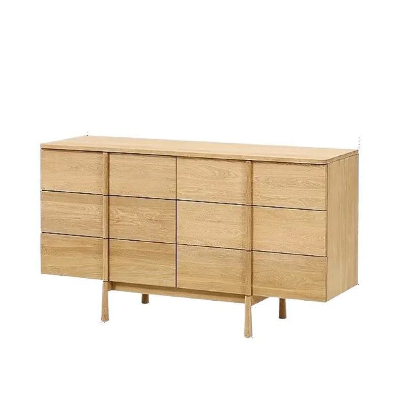 Wabi Sansan – armoire à Six seaux en bois massif de frêne, armoire de rangement japonaise, casier d'entrée, armoire à bord noir Antique moyen