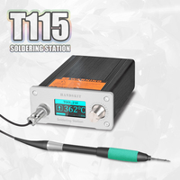 T115 Soldering Station Portable Mini Rework Station Compatible JBC 115 Tip 1-1.5s Quick Heating Micro Electronic Repair Welding