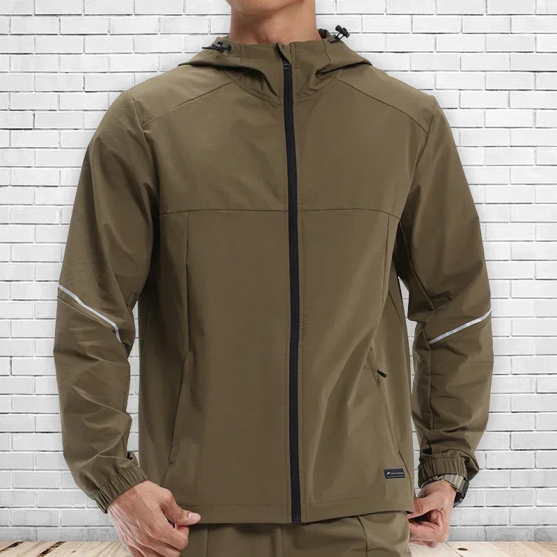 

Punching Jacket Men Jacket Outdoor Camping Training Cycling Windproof Waterproof Sports Mountain Climbing Fitness Apparel