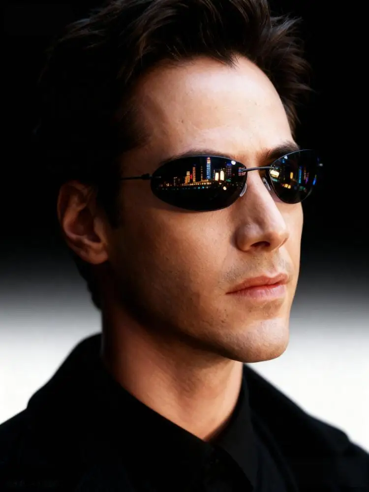 Fashion Rimless Sunglasses, Cat-Eye Shape, Metal Frame, Polarized, High-Definition, Suitable for Fishing and Driving