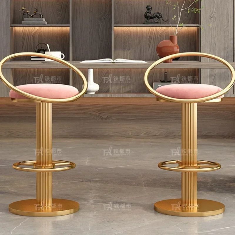 Keuken Bar Stoel Hoogte Designer Hoge Kapperszaak Moderne Krukken Cafe Aanrecht Meubels Lichtgewicht Manicure Stoelen Luxe Huis