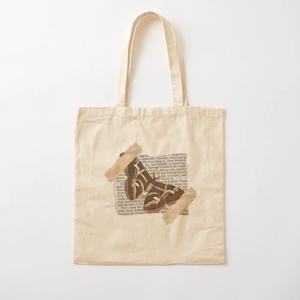 

Flew like a moth to you sunlight-Dark Academia Design Tote Bag Canvas stote bag eco pack Canvas Tote Bag