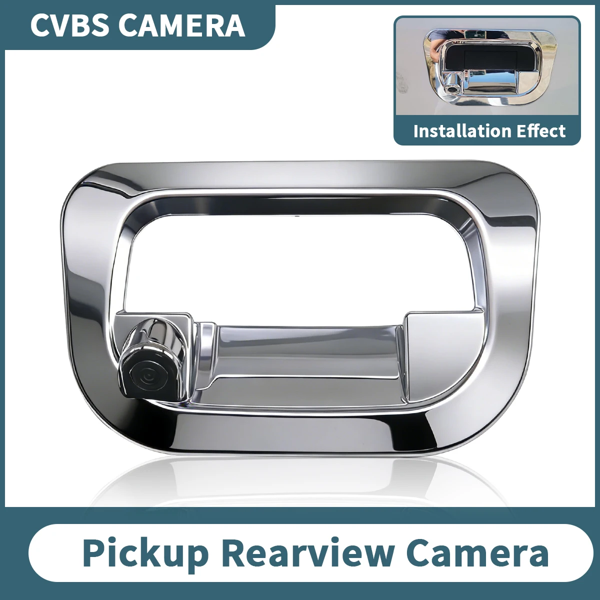 

170° Pickup Tailgate Handle Camera for Toyota Hilux Vigo 2005-2014 Waterproof Car Rear View Reversing Camera