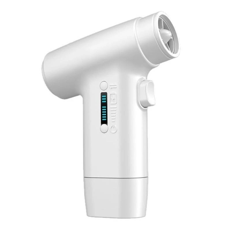 Portable Small Handheld Fan 4000mAh Luchtblazer met 110000 tpm 6 Speed ​​-aanpassing D2rd