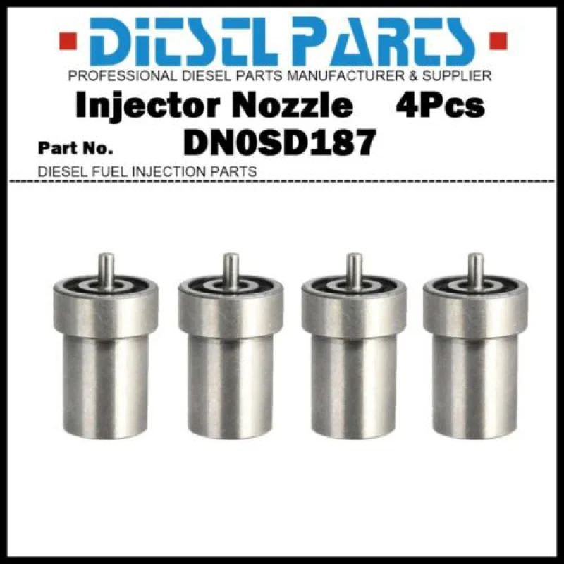 

4x Injector Nozzle DN0SD187 for Nissan Patrol GR Bluebird Vanette LD20 LD28 SD25