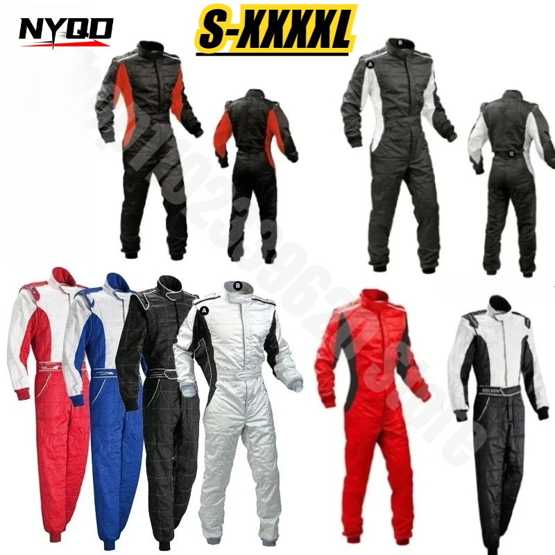 

Комплект профессиональной водонепроницаемой одежды для картинга и мотокросса 4XL для взрослых: комбинезон для гонок, тренировок и клубных мероприятий (오토바이 슈트)