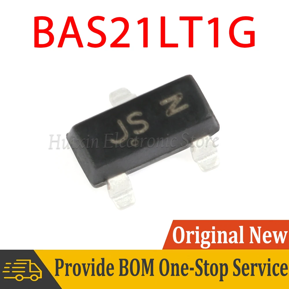 

10pcs BAS21LT1G JS BAS21LT SOT-23 250V 225mA SMD Switch Diode SMD New and Original IC Chipset