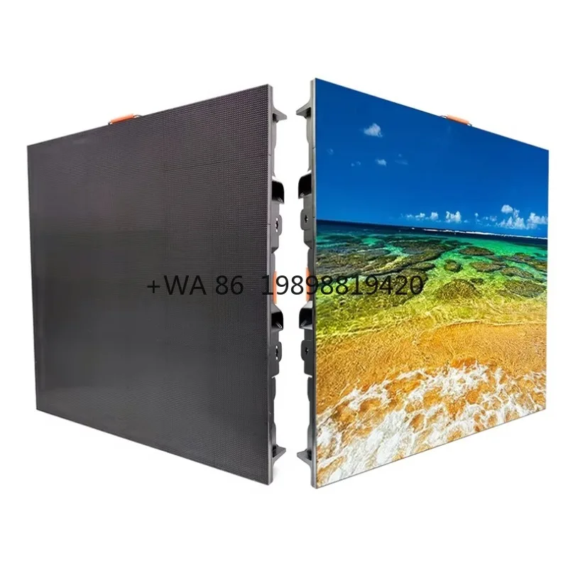 

Экран видеостена светодиодный дисплей реклама для концертных мероприятий видеореклама полноцветный P5 960*960 мм внутренний/наружный дисплей